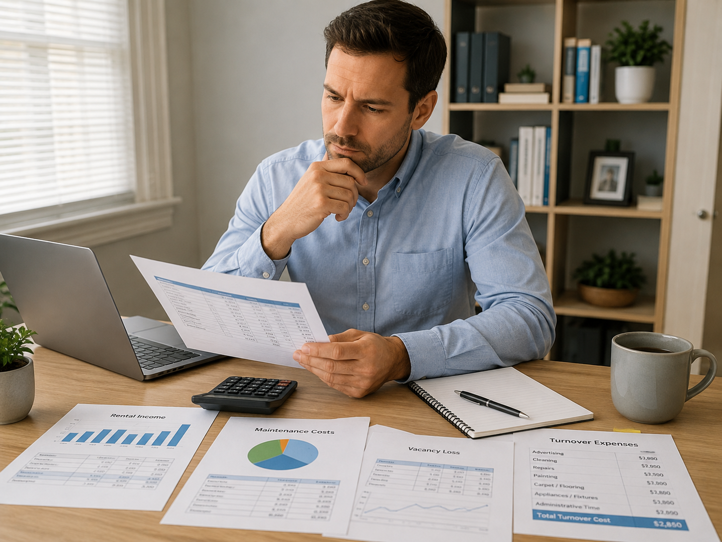Office%20home Man working in an office looking at financial documents